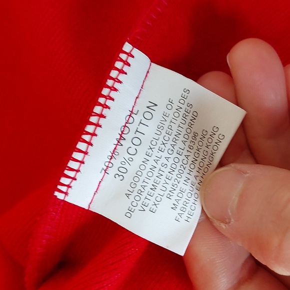 Chloe red bell sleeve copped jacket - Picture 10 of 14